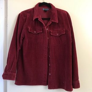 Corduroy button up
